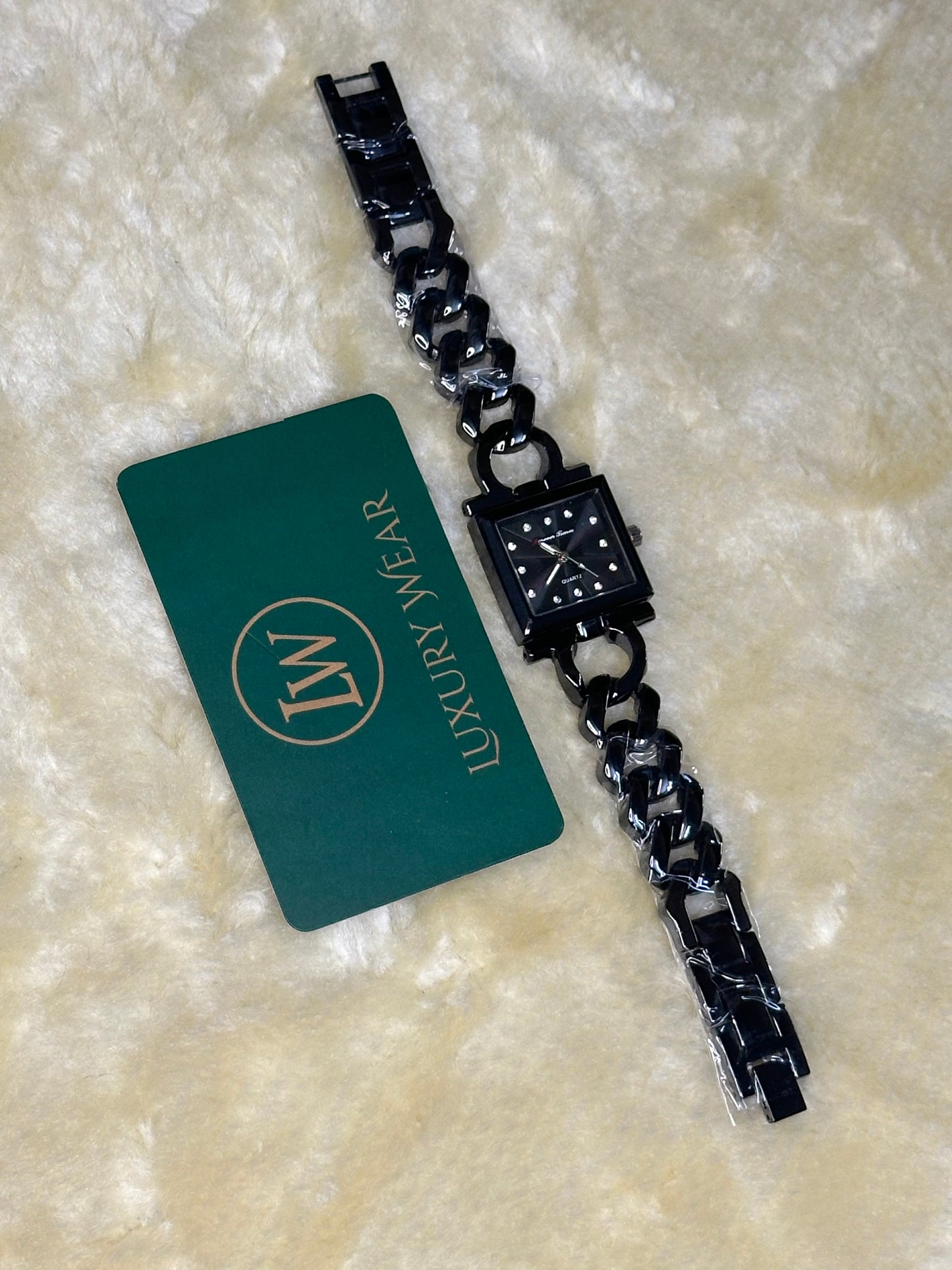 Forever Times Square Dial Womens Watch | Black