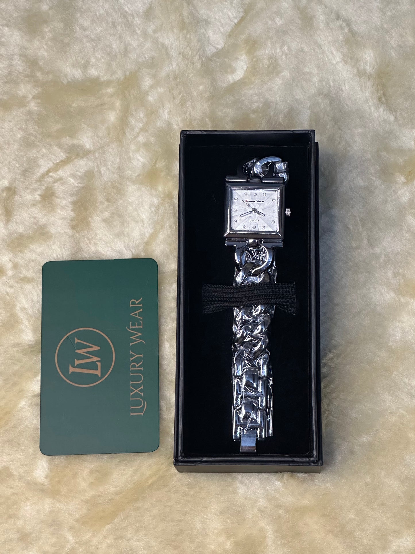 Forever Times Square Dial Womens Watch | Silver