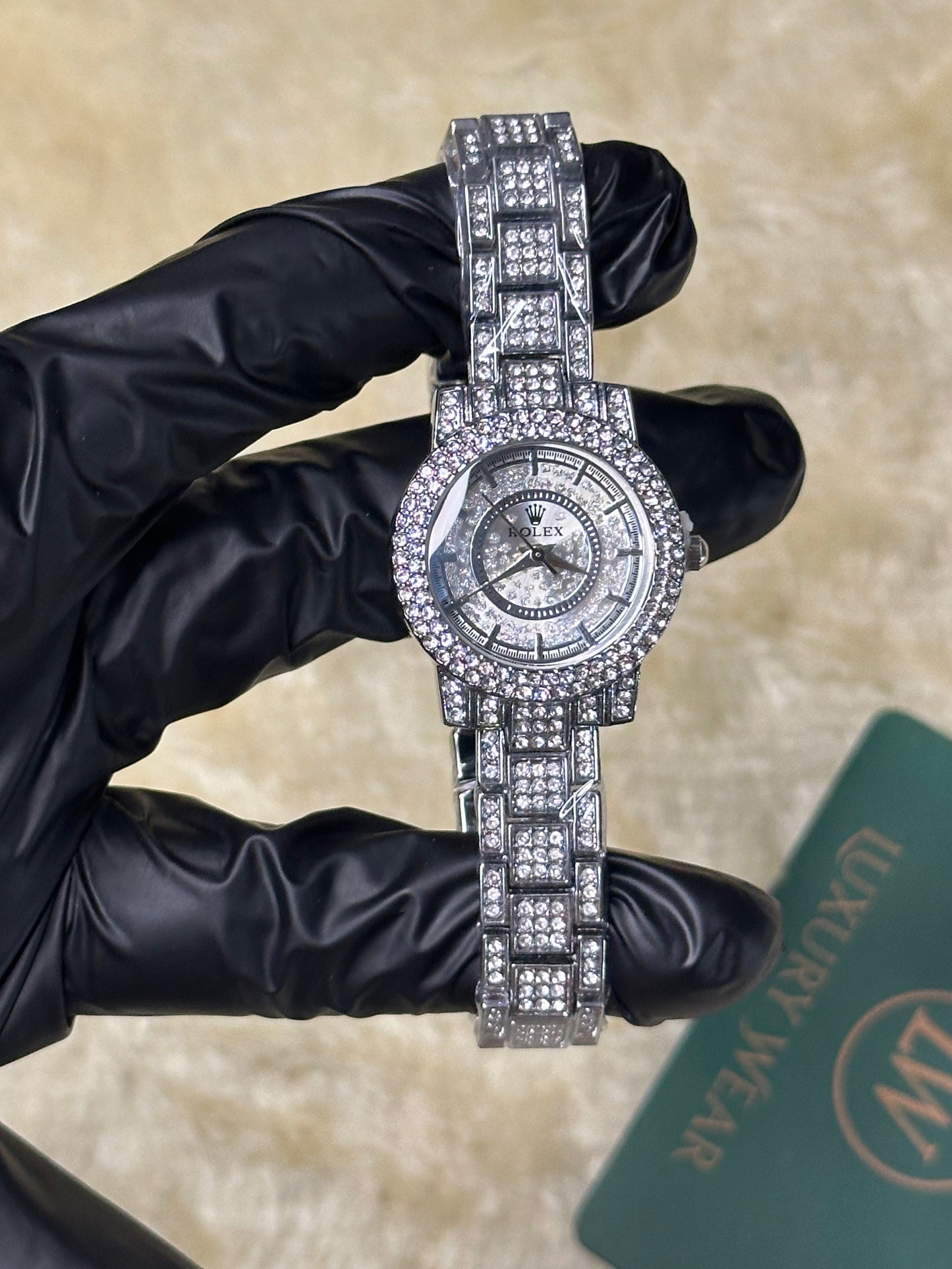 Rolex Day-Date Silver Stones | Premium Watch