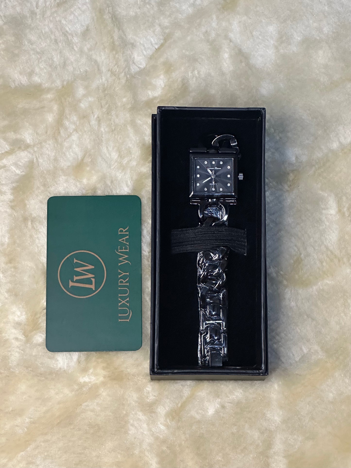 Forever Times Square Dial Womens Watch | Black