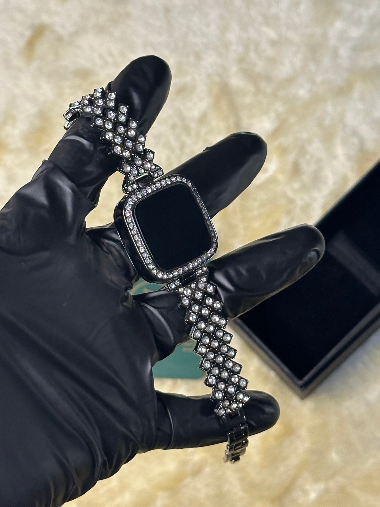 Digital Square Dial Womens Watch |Black Colour