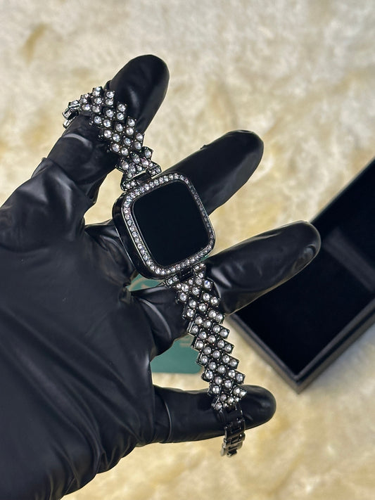 Digital Square Dial Womens Watch |Black Colour