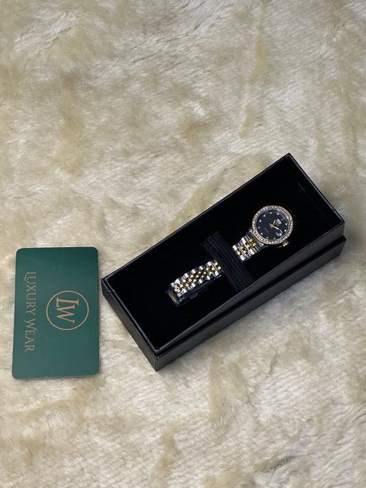 Rolex Day-Date Black Dial | Womens