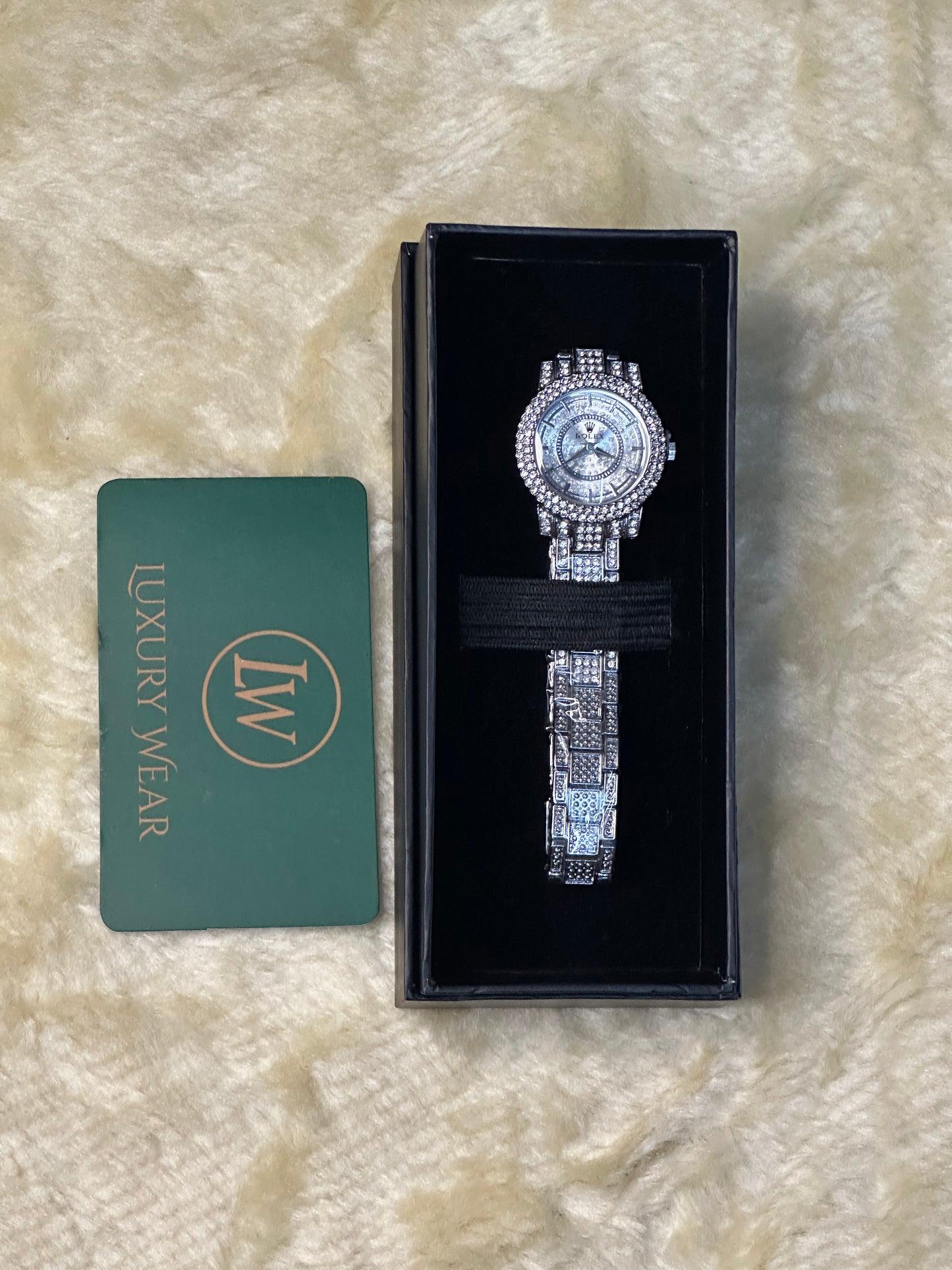 Rolex Day-Date Silver Stones | Premium Watch
