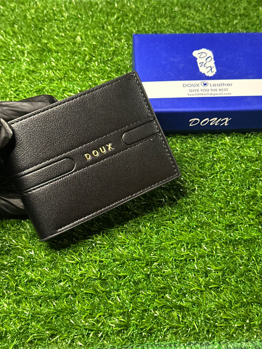 DOUX Premium Leather Wallet | Black