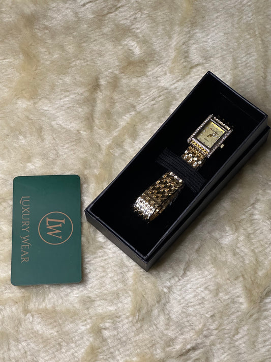 Forever Times Womens Quartz Watch | Golden