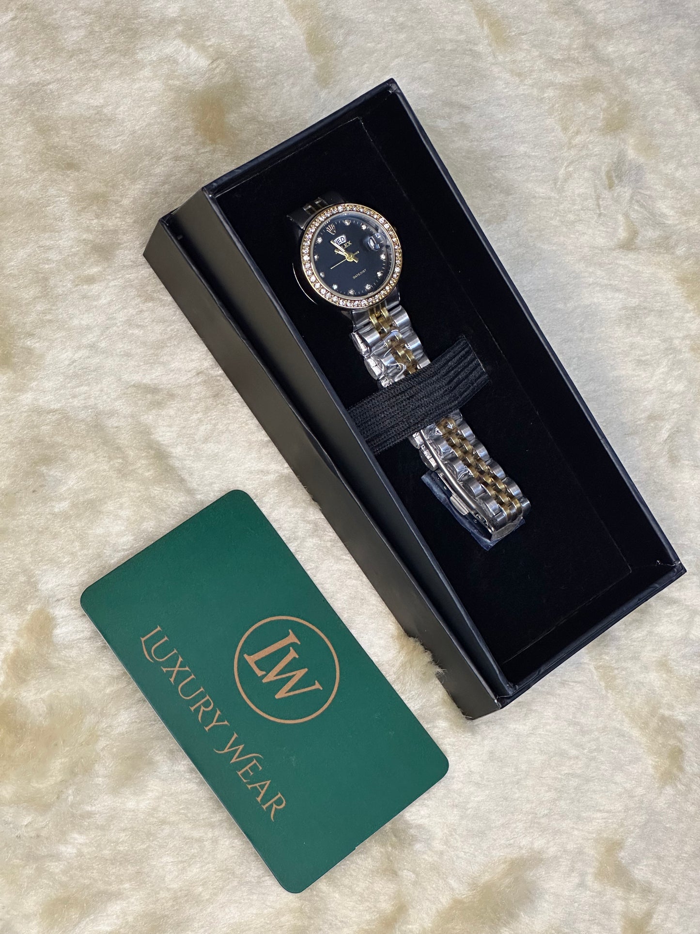Rolex Day-Date Black Dial | Womens