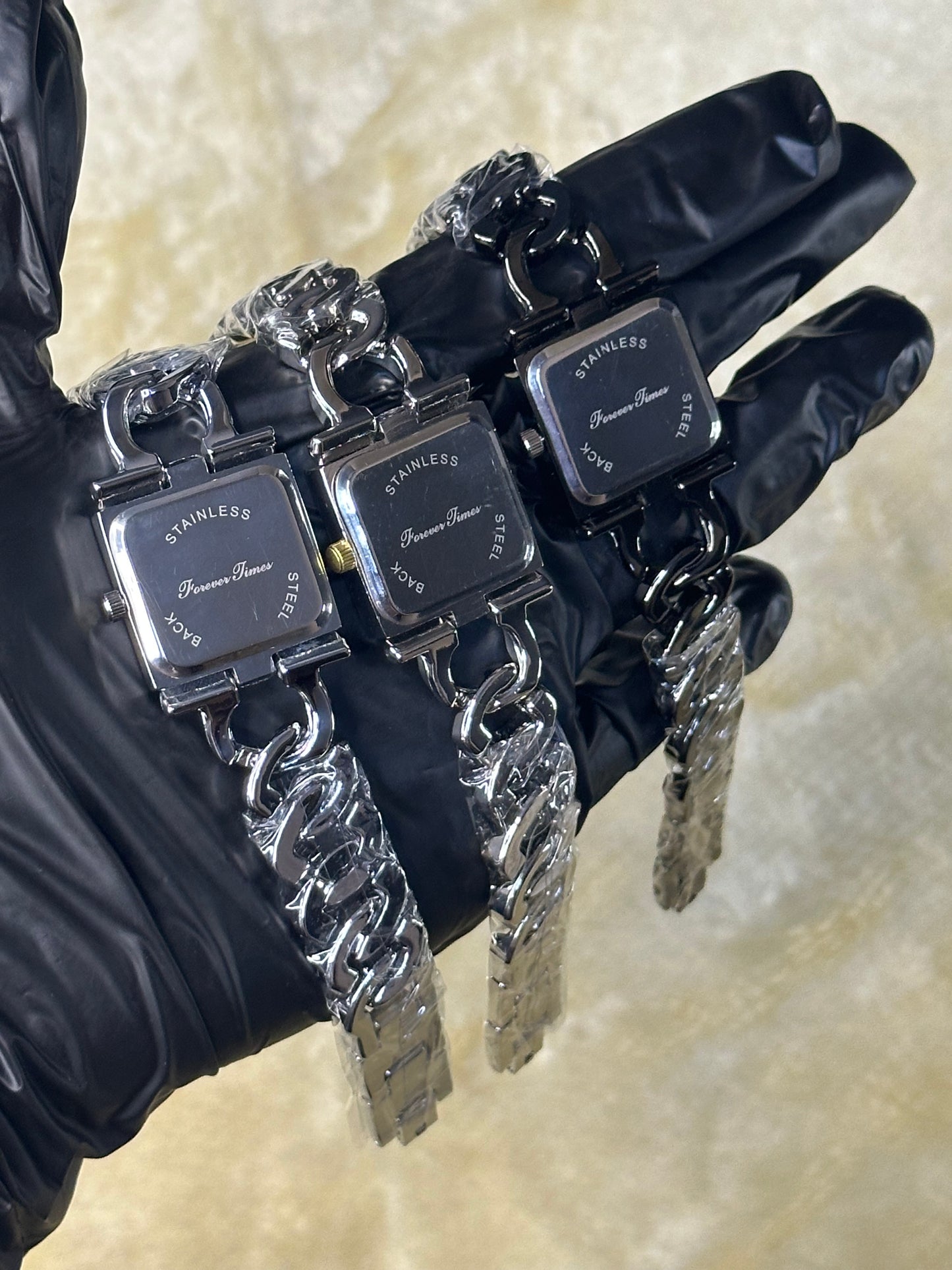 Forever Times Square Dial Womens Watch | Black