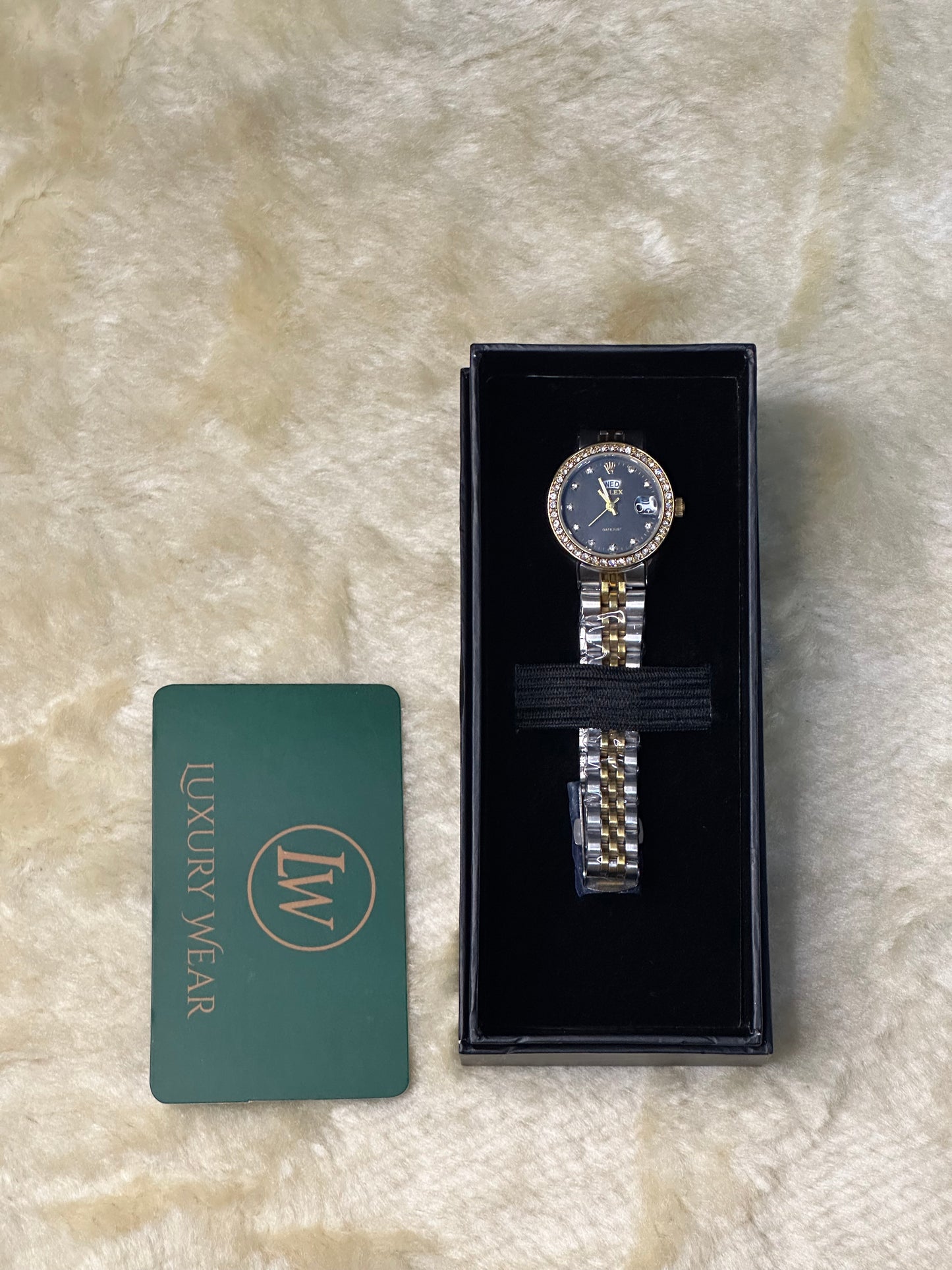Rolex Day-Date Black Dial | Womens