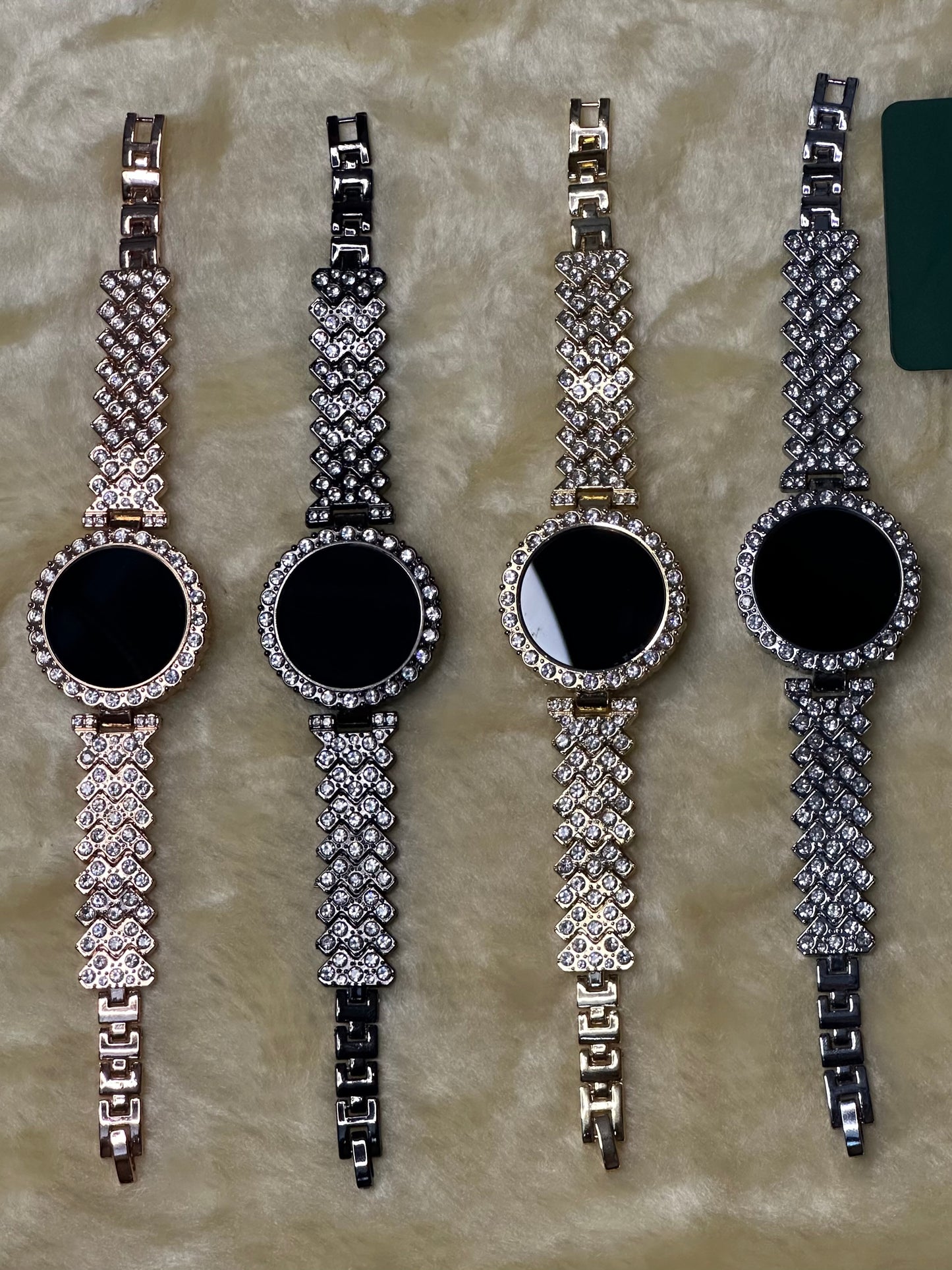 Digital Round Dial Womens Watch |Silver Colour