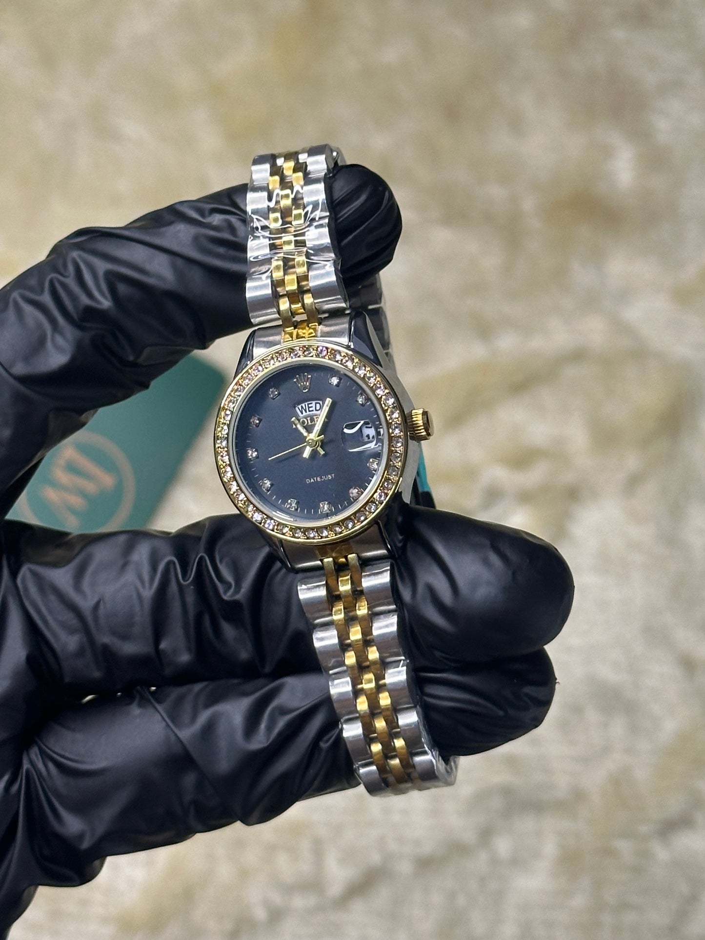 Rolex Day-Date Black Dial | Womens