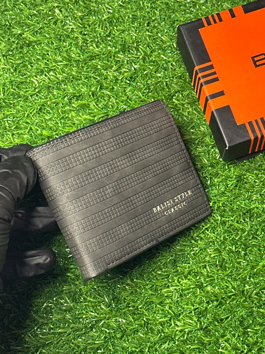 BALISI Classic Style Mens Wallet | Black Colour